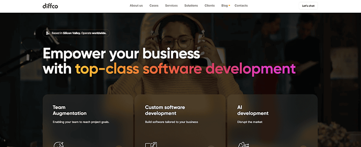 Diffco homepage Diffco homepage