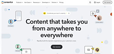Contentful homepage