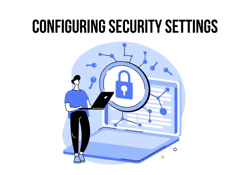 configuring security settings illustration