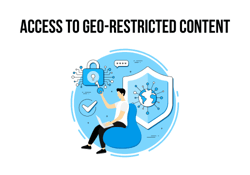 access to geo-restricted content illustration access to geo-restricted content illustration