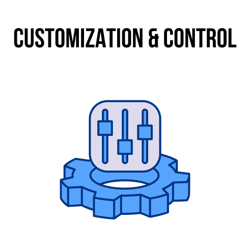 Customization illustration Customization illustration