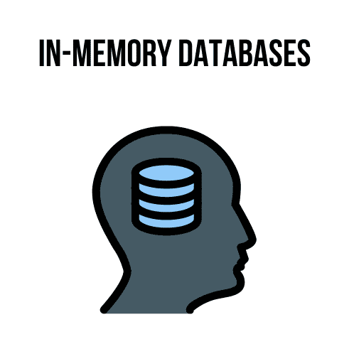 In-memory databases illustration In-memory databases illustration