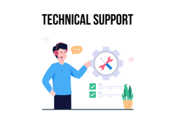technical support illustration