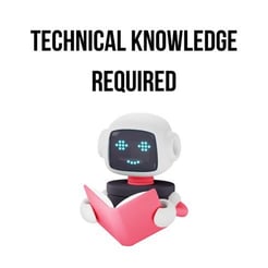 Technical knowledge required illustration
