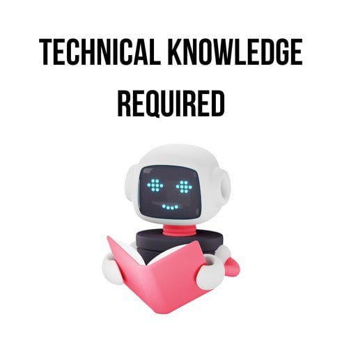 Technical knowledge required illustration