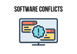 software conflicts illustration
