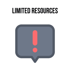 Limited resources illustration