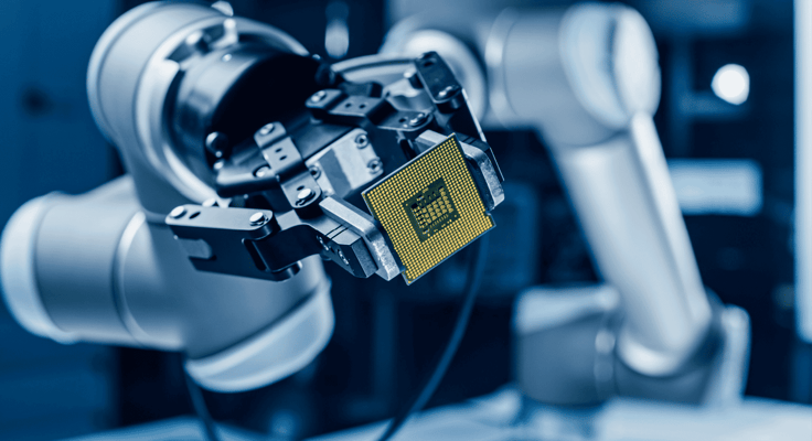 Image of a modern CPU