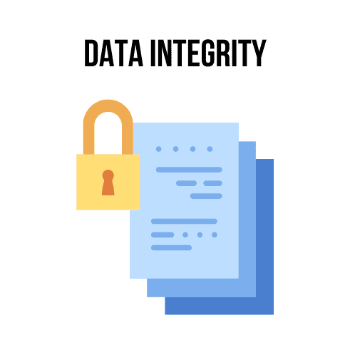Data integrity illustration Data integrity illustration