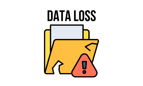 Data loss illustration Data loss illustration