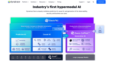 Dynatrace Davis AI diagram Dynatrace Davis AI diagram