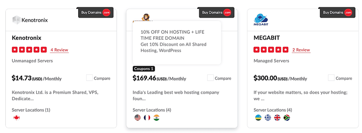 Screenshot of Hostingseekers coupon Screenshot of Hostingseekers coupon