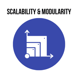 Scalability and modularity icon