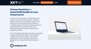 XetNET cloudlinux and imunify360 description XetNET cloudlinux and imunify360 description