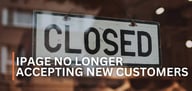 iPage Is No Longer Accepting New Customers