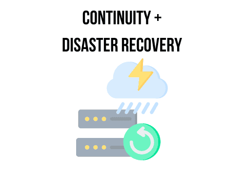 continuity and disaster recovery illustration