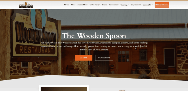 The Wooden Spoon homepage The Wooden Spoon homepage