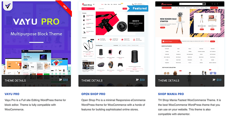 Screenshot of ThemeHunk premium themes Screenshot of ThemeHunk premium themes