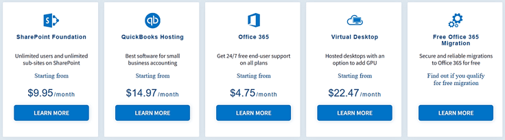 Apps4Rent popular plans pricing screenshot Apps4Rent popular plans pricing screenshot