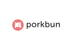 Porkbun logo on white background Porkbun logo on white background
