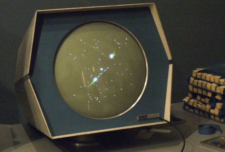 Spacewar! on a PDP-1 computer, by Kenneth Lu Spacewar! on a PDP-1 computer, by Kenneth Lu