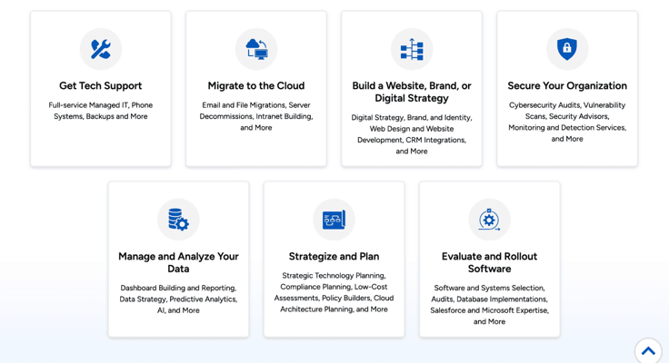 a screenshot of Tech Impact homepage a screenshot of Tech Impact homepage