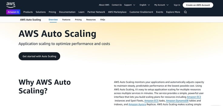 AWS Autoscaling screenshot