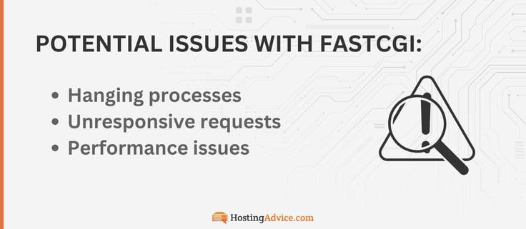 Potential issues with FastCGI Potential issues with FastCGI