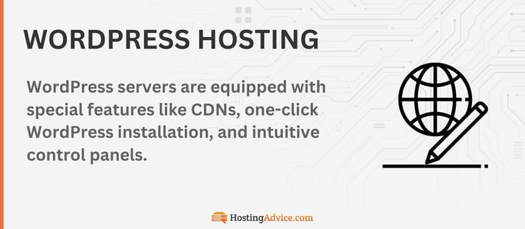 WordPress hosting infographic
