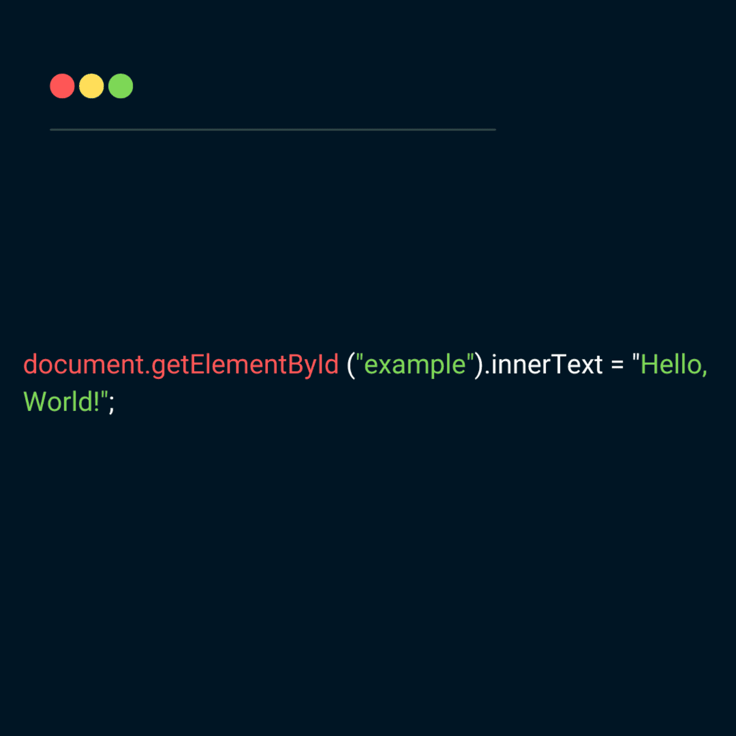 innerText example innerText example