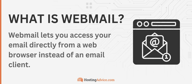 Webmail definition with infographic Webmail definition with infographic