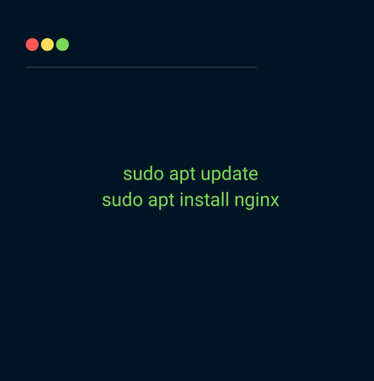 Reverse proxy setup step 1