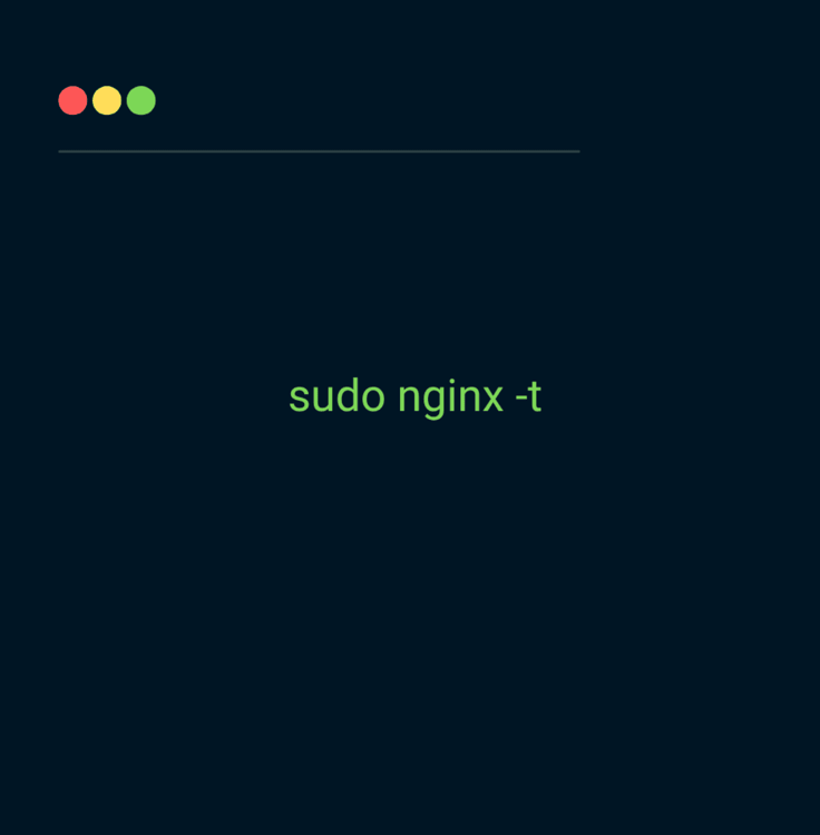 Reverse proxy server setup step 3
