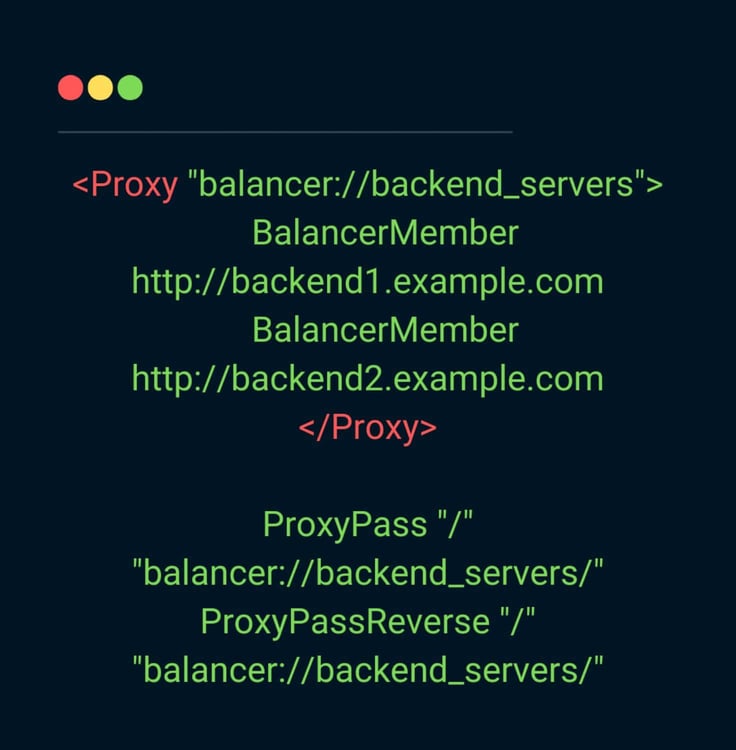 Reverse proxy server setup step 5 Reverse proxy server setup step 5