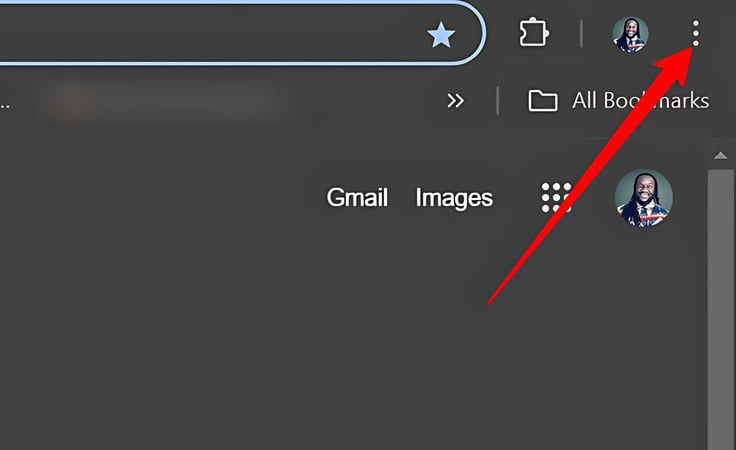 Navigate to the Settings section in your browser
