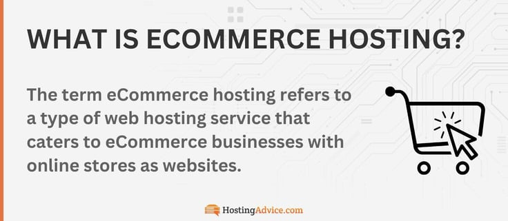 The term eCommerce hosting refers to a type of web hosting service that caters to eCommerce businesses with online stores as websites. The term eCommerce hosting refers to a type of web hosting service that caters to eCommerce businesses with online stores as websites.