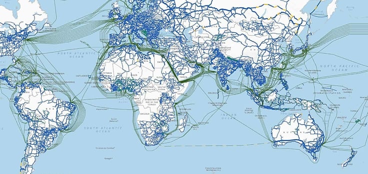 ITU Connectivity Infrastructure Map, showing geospatial infrastructure connectivity layers ITU Connectivity Infrastructure Map, showing geospatial infrastructure connectivity layers