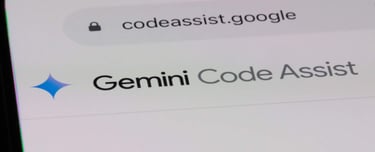 Gemini Code Assist, AI coding assistant on website