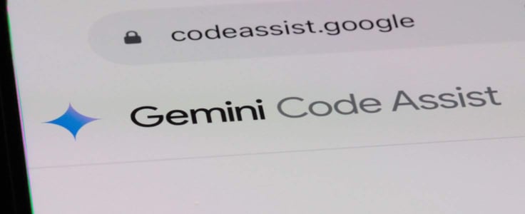 Gemini Code Assist, AI coding assistant on website