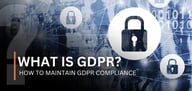 What Is the General Data Protection Regulation? How to Maintain GDPR Compliance