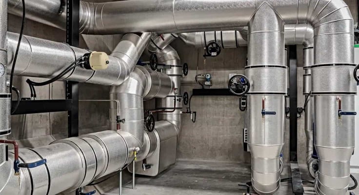 The connection to Genevaâs district heating network The connection to Genevaâs district heating network