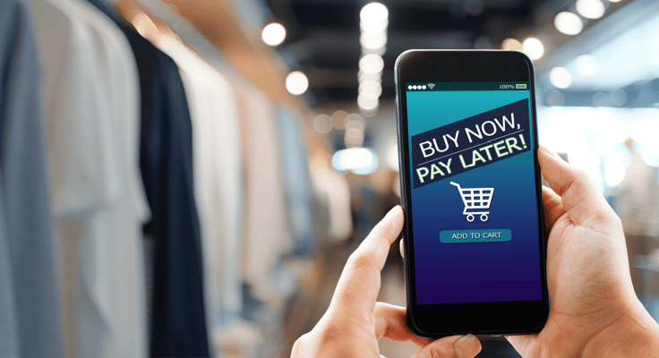 BNPL Buy now pay later online shopping concept BNPL Buy now pay later online shopping concept