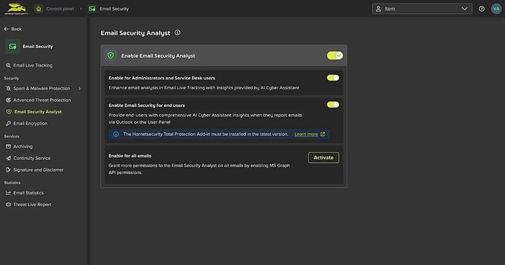 Email Security Analyst screenshot