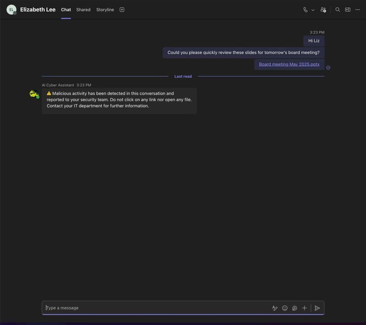 Microsoft Teams screenshot
