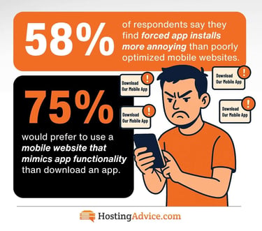 mandatory apps install infographic mandatory apps install infographic