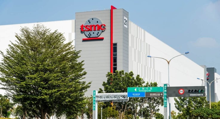 TSMC plant in Tainan Science Park, Taiwan TSMC plant in Tainan Science Park, Taiwan