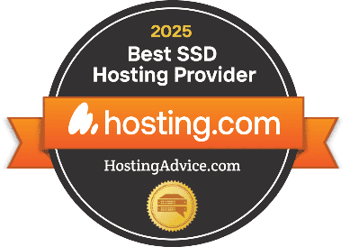 Hosting.com badge