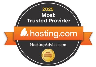 hosting.com badge