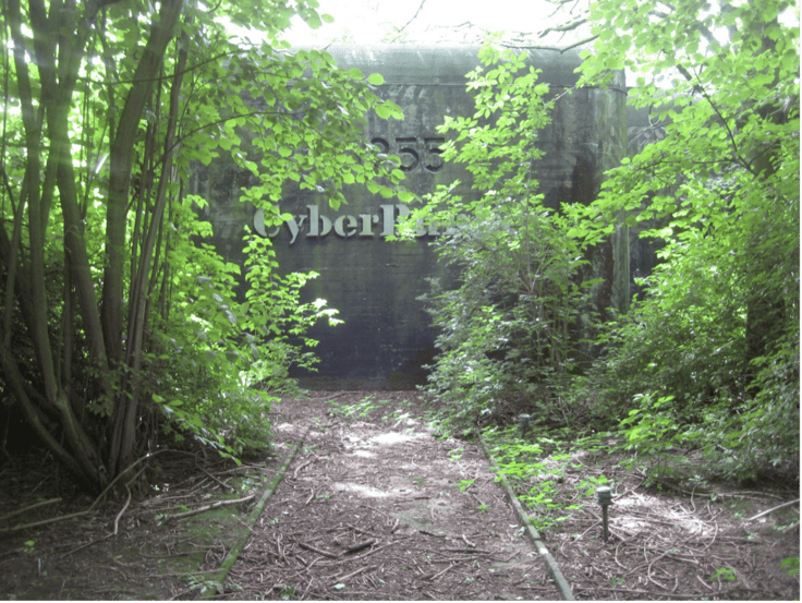 Entrance to the CyberBunker bunker