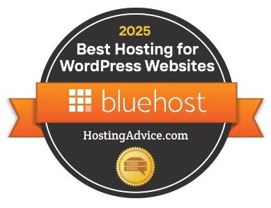 Best Hosting for WordPress Websites: Bluehost badge